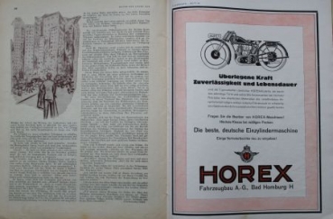 "Motor & Sport" Motor-Magazine Poessneck 1928 Exhibition Issue (7240)